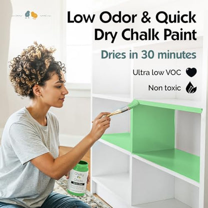 Lime Ricki 4 Fl Oz Chalk Paint for Furniture All in One