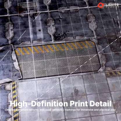 44'' x 60'' Battle Mat Gridded War