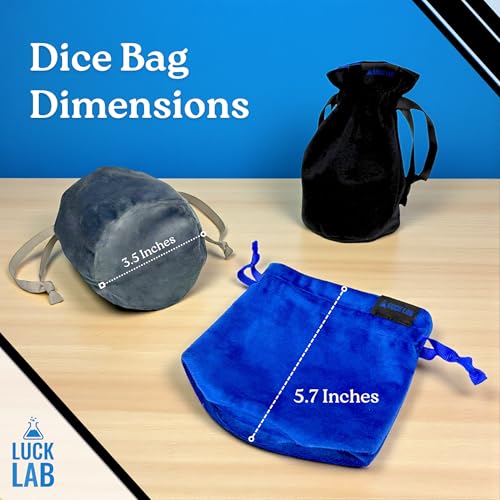 Velvet Drawstring Dice Bag (3 Count)