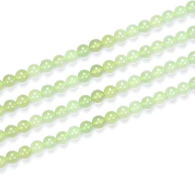 70pcs Adabele Natural New Jade Serpentine Healing Gemstone 10mm (0.39 inch) Round Loose Beads Gem Stone Spacer for Craft Jewelry Making GF11-10