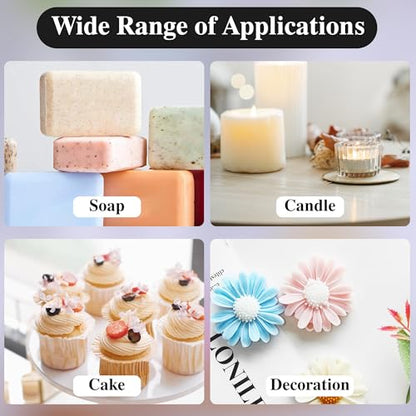 4 Pcs Daisy Flower Candle Molds