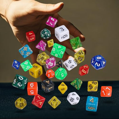 15 Sets Polyhedral Dice (105 Count)