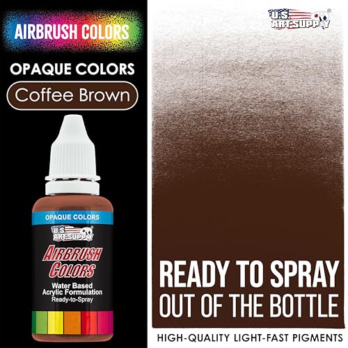 Opaque Coffee Brown Acrylic Airbrush Paint