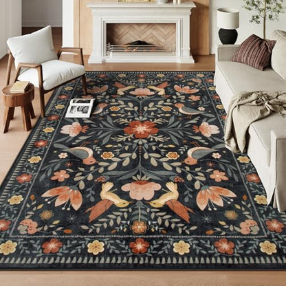 Washable 8x10 Area Rugs for Living Room Non Slip (80 Sq Ft)