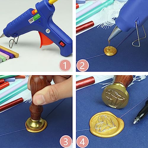 30 Pieces 7mm Sealing Wax Sticks for Glue Gun