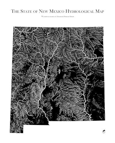 Hydrological River Map of New Mexico