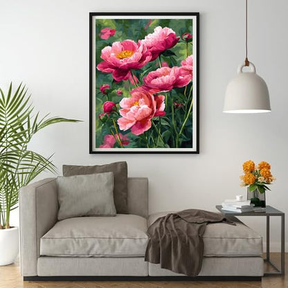 14 ct Counted Cross Stitch Kits for Adults Flowers Cross Stitch Patterns Stamped Printed Cross Stitch Kits