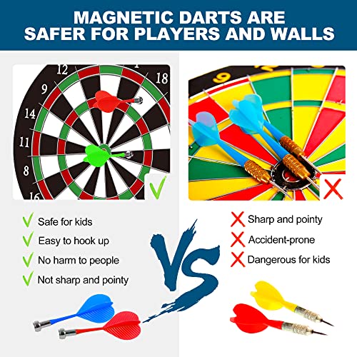 Dart Board 12pcs Magnetic Darts