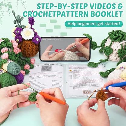 Beginner Crochet Kit with Step