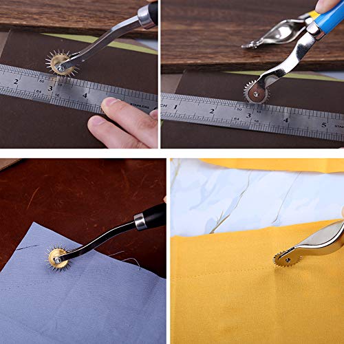 4 Pcs Tracing Wheel Sewing Tool with Packaging Bag (4 Count)