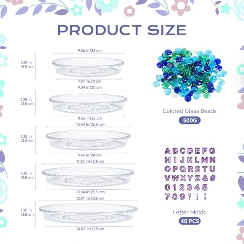 5 Size Stepping Stone Molds Set (5 Count)