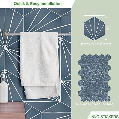 45 Sheet Peel and Stick Backsplash Tile Sticker (10 Sq Ft)