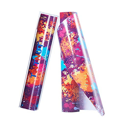 Dark Red Splash Heat Transfer Vinyl Roll
