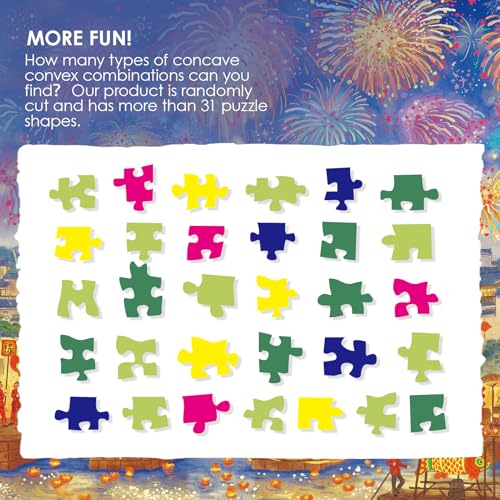 1000 Piece Puzzle for Adults Jigsaw Puzzles (1000 Count)