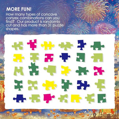 1000 Piece Puzzle for Adults Jigsaw Puzzles (1000 Count)