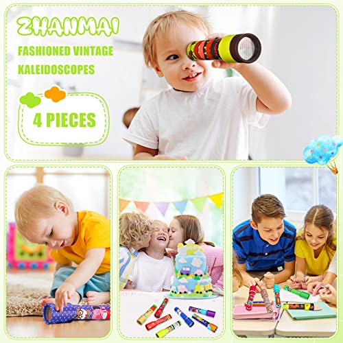 60 Pcs Classic Kaleidoscope Educational Kaleidoscope Toy Return Gift Vintage Educational Toys Party Bag Fillers School Classroom Prizes for Adult Teen Party Carnival Prize (60 Count)