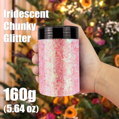 Iridescent Chunky Glitter 5.64oz (5.64 Ounce)