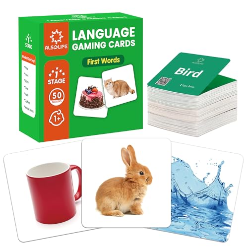 Thick Baby Flash Cards for Toddlers 1 (60 Count)