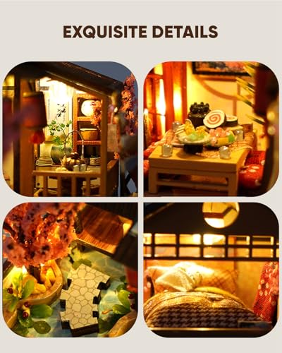 DIY Japanese Miniature House Kit Dollhouse Kit for Adults to Build