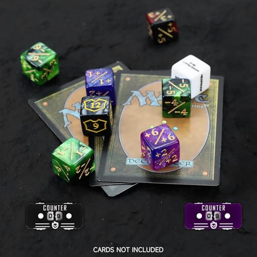 122Pcs MTG Dice Counters Keyword Counters Life Counter 1