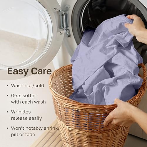 100% Organic Cotton Twin Bed Sheets Set