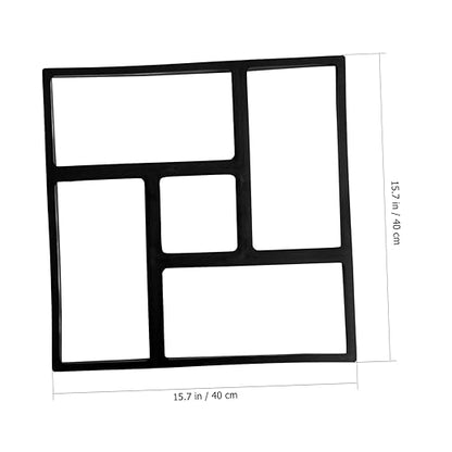 Paving Mold Reusable Paving Mould Stone Path Maker Cement Brick Mold Concrete Forms Paver Mold Stepping Stones Kit Garden Flooring Floor Tile Mould Template Plastic Outdoor