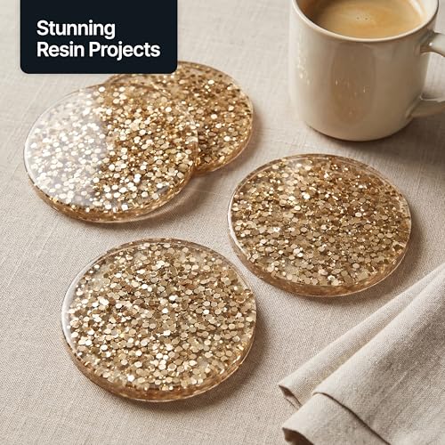Craft Glitter Shaker Champagne Gold 130g Extra Chunky (4.5 Ounce)