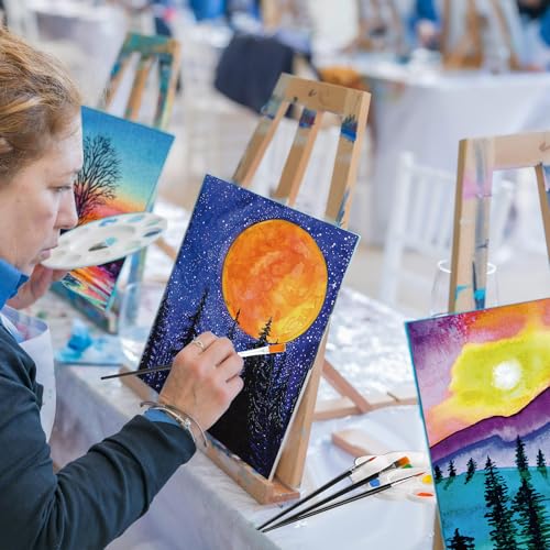 36 Pcs Paint and Sip Kit Gift for Adults 8''x10'' (36 Count)