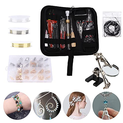 Jewelry Making Set with 3 Pliers