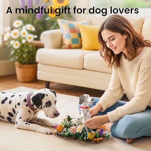 Dog Flower Toy Building Set