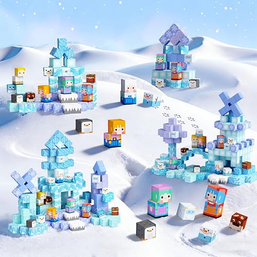 100PCS Magnetic Blocks Magnet Building Princess Castle Toys