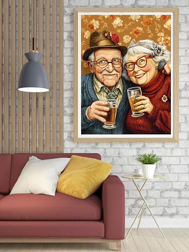 14ct Counted Stamped Cross Stitch Kits for Adults Couple Printed Cross Stitch Patterns Art Crafts Cross Stitch Supplies