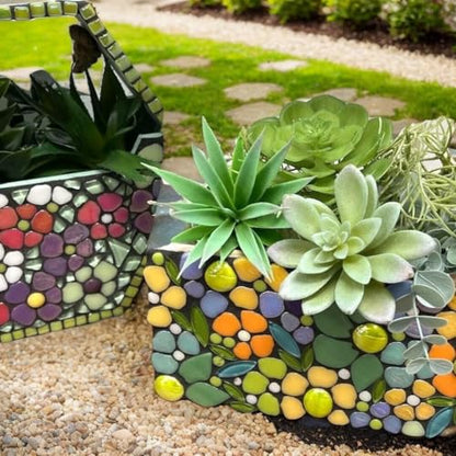 Flower Mosaic Tiles for Crafts Bulk