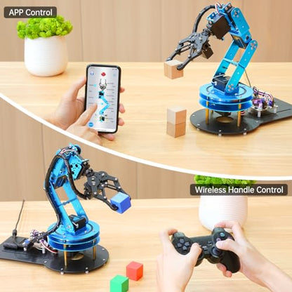 Robotic Arm Kit 6DOF Programming Robot Arm with 5 Servo