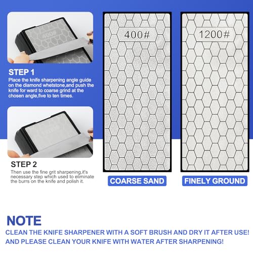 Double sided Diamond Sharpening Stone