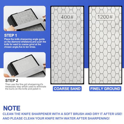 Double sided Diamond Sharpening Stone