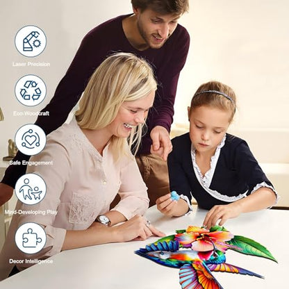Wooden Puzzles for Adults (300 Count)
