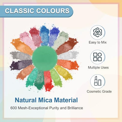 10g 0.35oz Cosmetic Grade Mica Powder