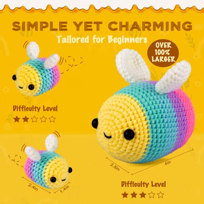 Crochet Kit for Beginners (3 Count)