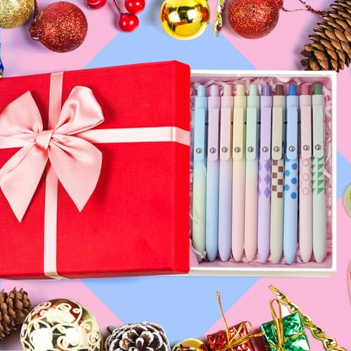 Gel Pens 10 Pcs Medium Point Smooth Writing Pens Cute Pens for Women