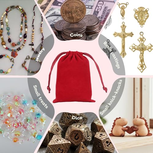 50Pcs Small Dice Bags (7.8308 Ounce)