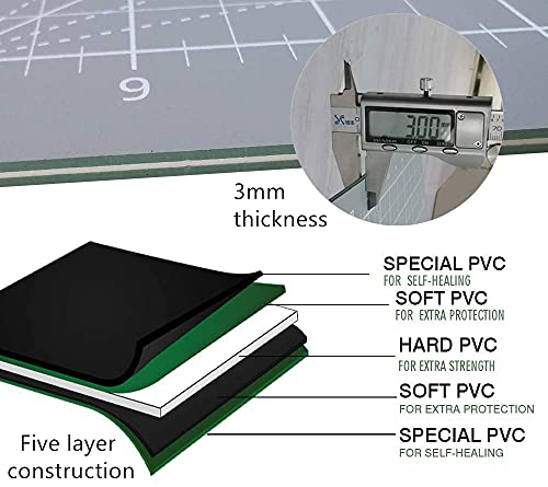 Thickened 24 x 36 Inch Self Healing Sewing Cutting Mat