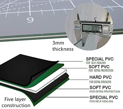 Thickened 24 x 36 Inch Self Healing Sewing Cutting Mat
