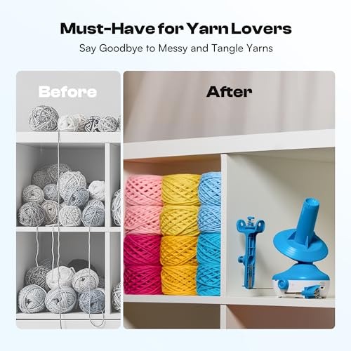 A1 Pro Cordless Electric Yarn Winder for Effortless Yarn Organization