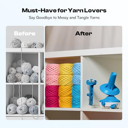 A1 Pro Cordless Electric Yarn Winder for Effortless Yarn Organization
