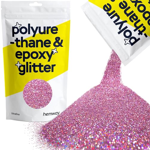 Resin Glitter Pink Holographic 100g Polyurethane & Epoxy Glitter (3.5274 Ounce)