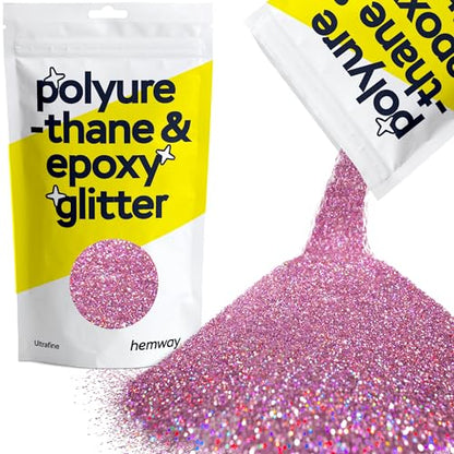 Resin Glitter Pink Holographic 100g Polyurethane & Epoxy Glitter (3.5274 Ounce)