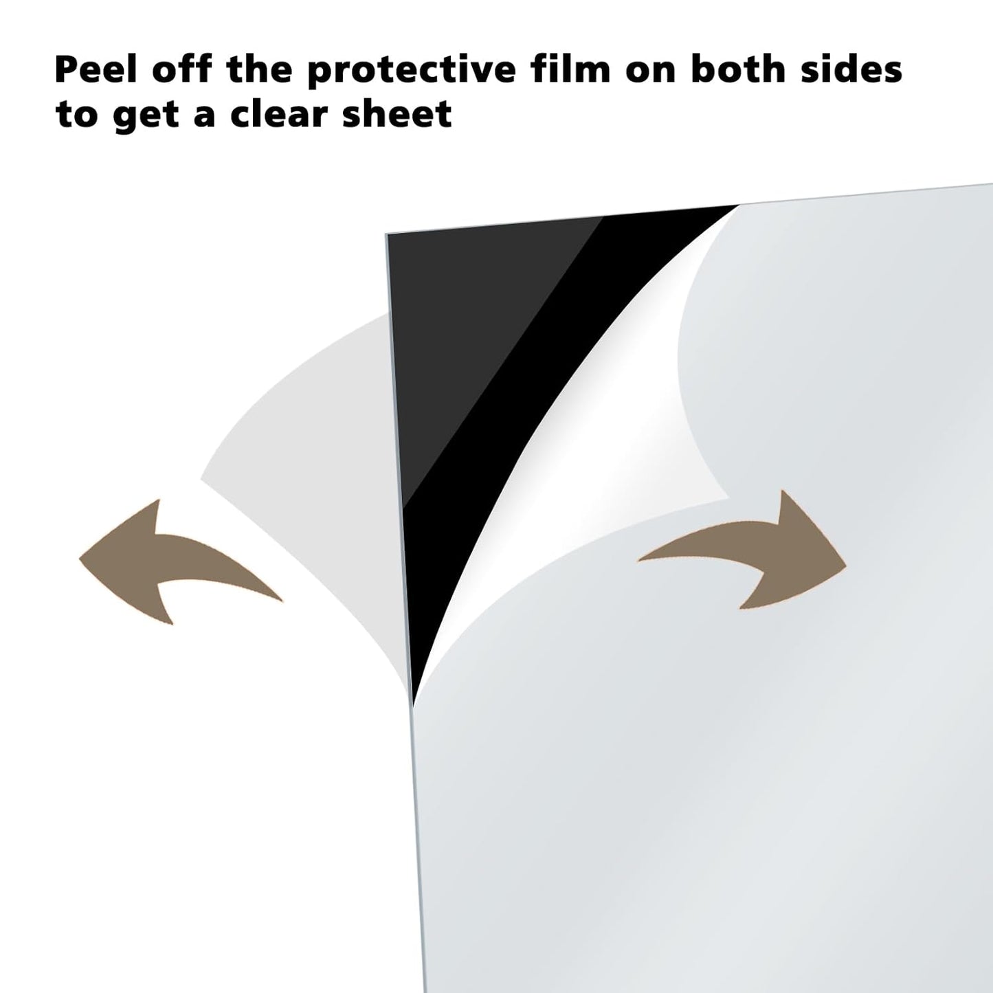 Egofine 8.5" x 11" Black Plexiglass Sheets 12 Pack 0.04 Inch Cast Acrylic Sheet Thick for DIY Craft Projects, Painting, Photography, Sign, Display Stand, Home Decor, Easy to Cut