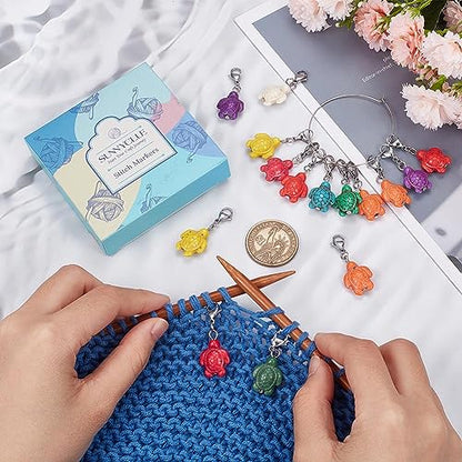 Turtle Beads Stitch Markers