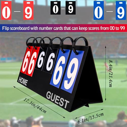 Flip Scoreboard Tabletop Score Flipper